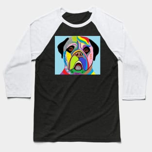 Colorful Mastiff Baseball T-Shirt